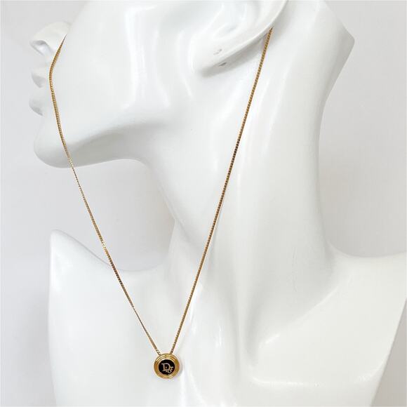 Dior Gold Pendant Necklace - Picture 2 of 9